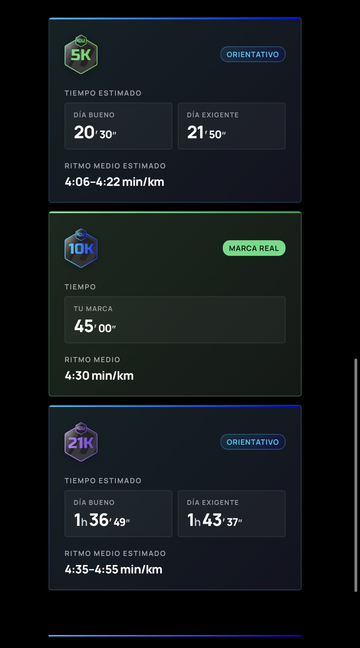Calculadora HDLR: tus zonas de entrenamiento