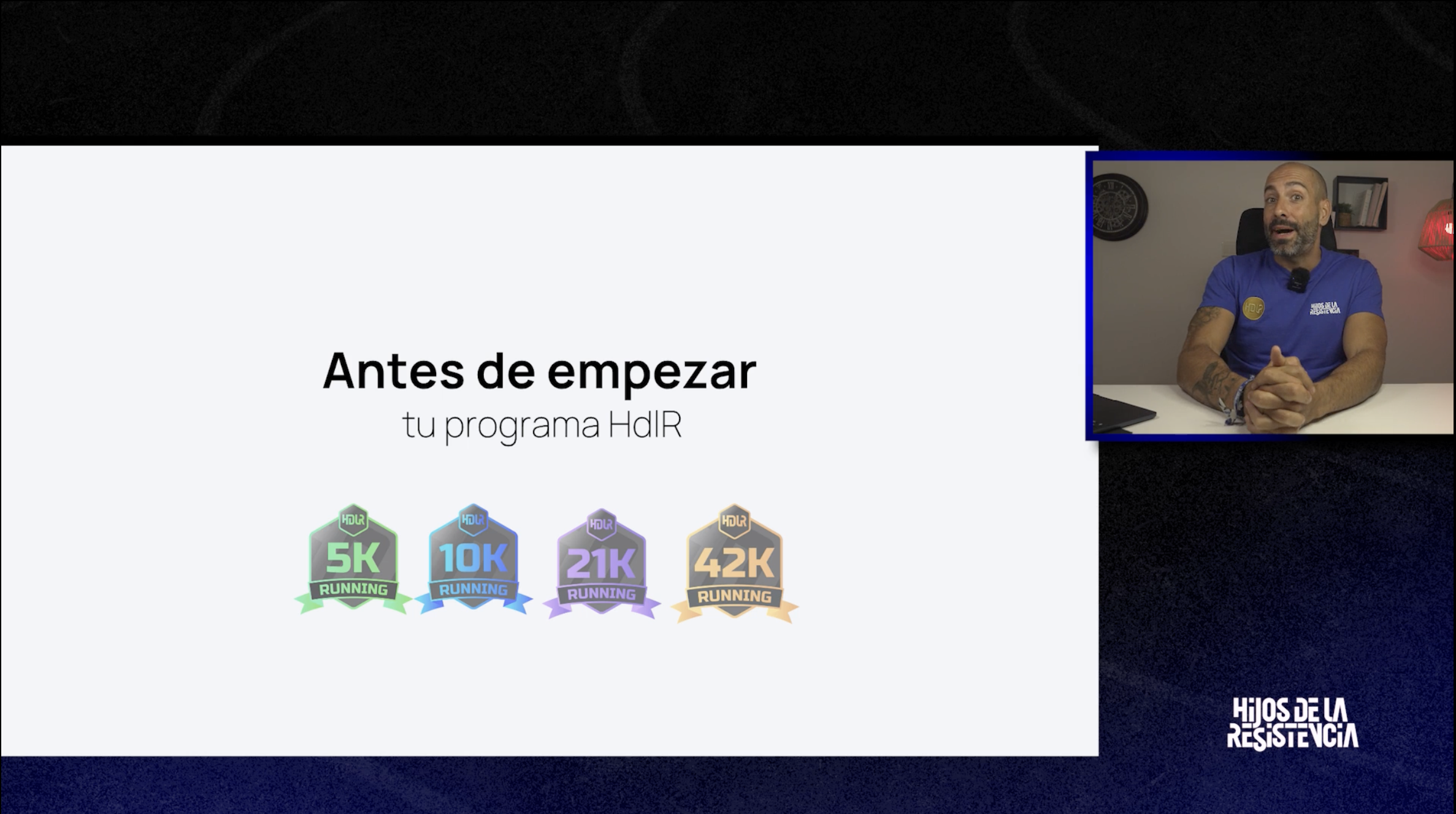 Una clase del método Hijos de la Resistencia